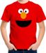 Bellatio Decorations Shoppartners Bv Rode cartoon knuffel gezicht verkleed t-shirt - rood - voor kinderen - Carnaval - kleding / kostuum 158/164