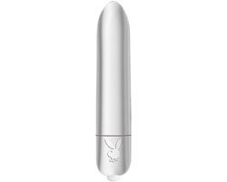 PLAYBOY PLEASURES 70TH ANNIVERSARY BULLET Vibrator – Zilver