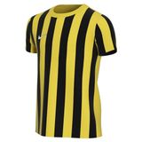 Nike Uniseks-Kind Short Sleeve Top Y Nk Df Strp Dvsn Iv Jsy Ss, Tour Yellow/Zwart/Wit, CW3819-719, L