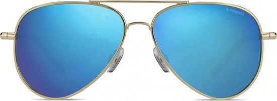 POLAROID KIDS PLD 8015/N Zonnebril Kinderen - Goudkleurig - Polariserend - Met spiegelglazen