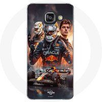 Maniacase Samsung Galaxy A5 2016 Max Verstappen F1 kunst behang