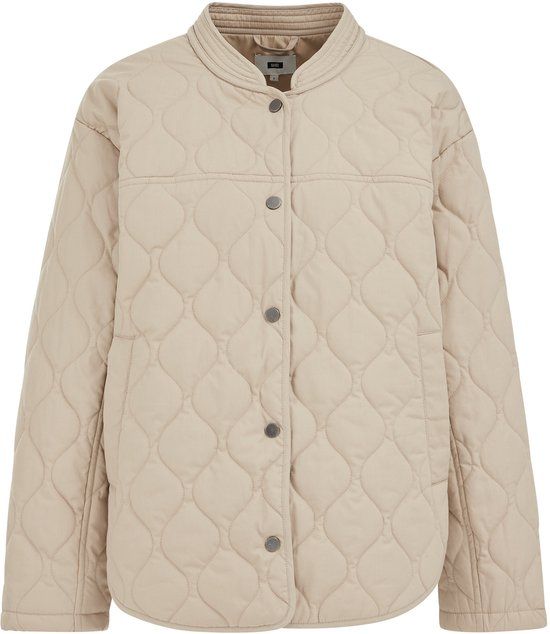 WE Fashion Dames gewatteerde jas - L - Beige