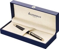 Waterman Hémisphère Rollerball Pen - Matt Black with Gold Trim - Fine Point - Black Ink - Gift Box