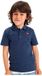 Levi's Kids Back Neck Tape Poloshirt Blauw 10 Jaar Jongens