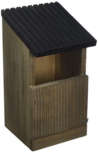 Gardman A04380 Nestkastje voor roodkeeltjes, natuur, 13,5 x 12 x 24 cm