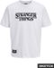 JACK&JONES JORSTRANGER THINGS TEE SS C.N STYD SS25 Hommes T-shirt L Coton Blanc