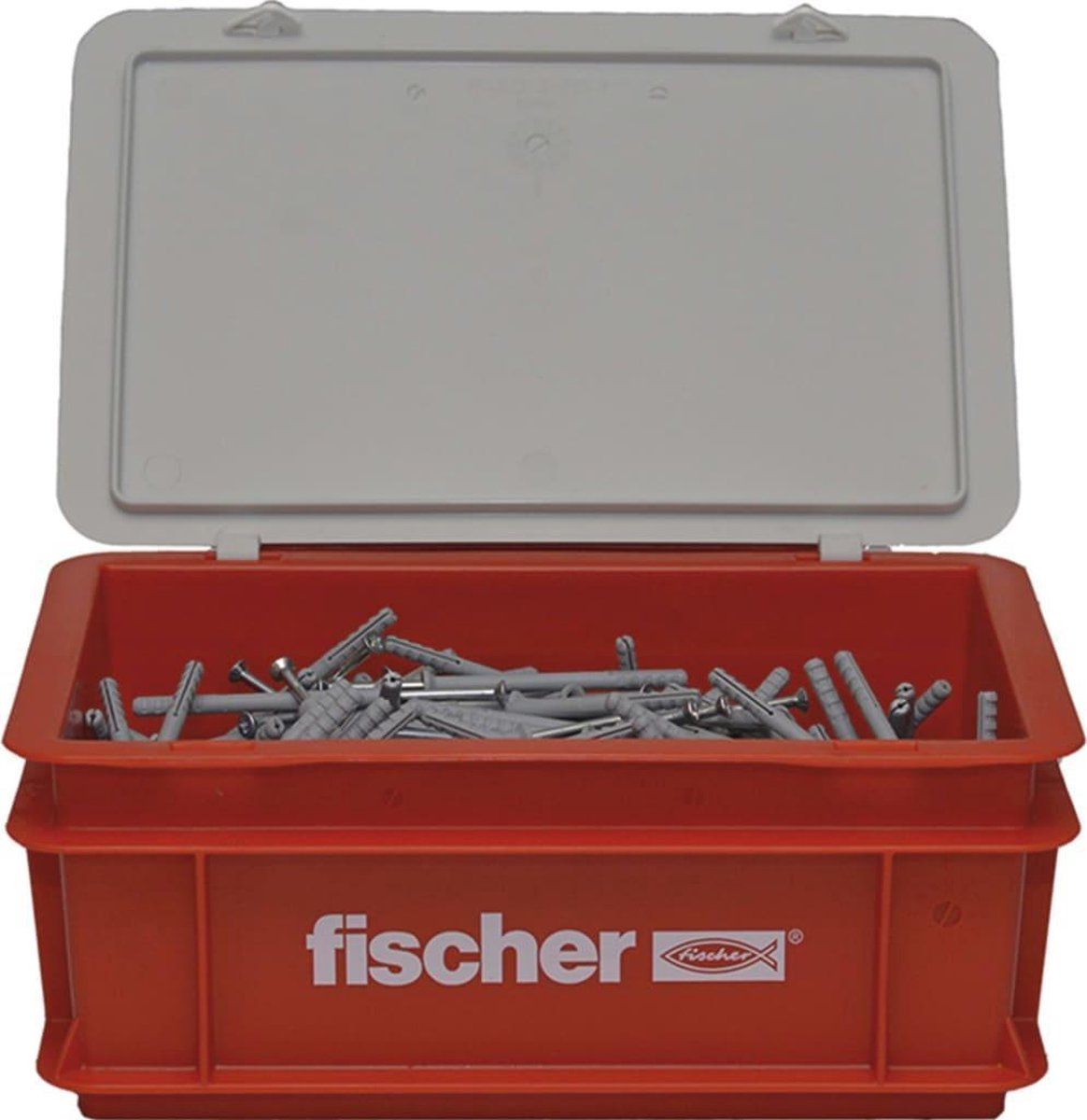 Fischer Nagelschroevenset met pluggen 200 st N8x60 - 4048962191745