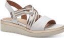 Tamaris COMFORT Sandale pour femme 8-88707-42 Blanc Or Sandales compensées Largeur H