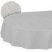 ANRO Tafelkleed Afwasbaar Grijs Linnenlook Ovaal 240 x 140 cm