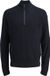 JACK&JONES - JJKAITO KNIT HALF ZIP BF - Heren - Gebreide truien - Sky Captain - Maat S