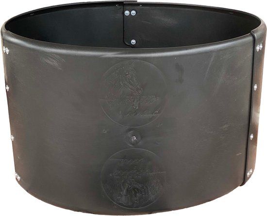 Ok-Plast Hooi Ring Feeder Ø 124/128 cm - Zwart - Paard