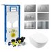 Geberit UP320 Toiletset Compleet | Inbouwreservoir | Villeroy & Boch Subway 3.0 | Drukplaat