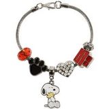Peanuts Armband - Snoopy - zilverkleurig