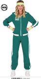 Guirca Koreaanse Gamer Pak Deelnemer Groen Retro Trainingspak Volwassen - Vrouw