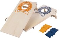 Engelhart Cornhole Set 60 x 30 cm – Houten Werpspel – Inclusief 8 Werpzakjes – Buitenspel voor Kinderen en Volwassenen