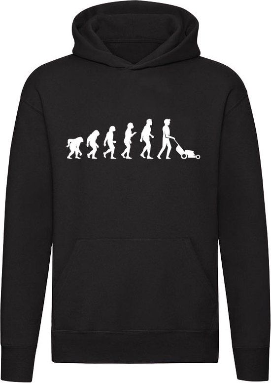 Sol's Grasmaaier Evolutie Hoodie - Zwart - Maat L
