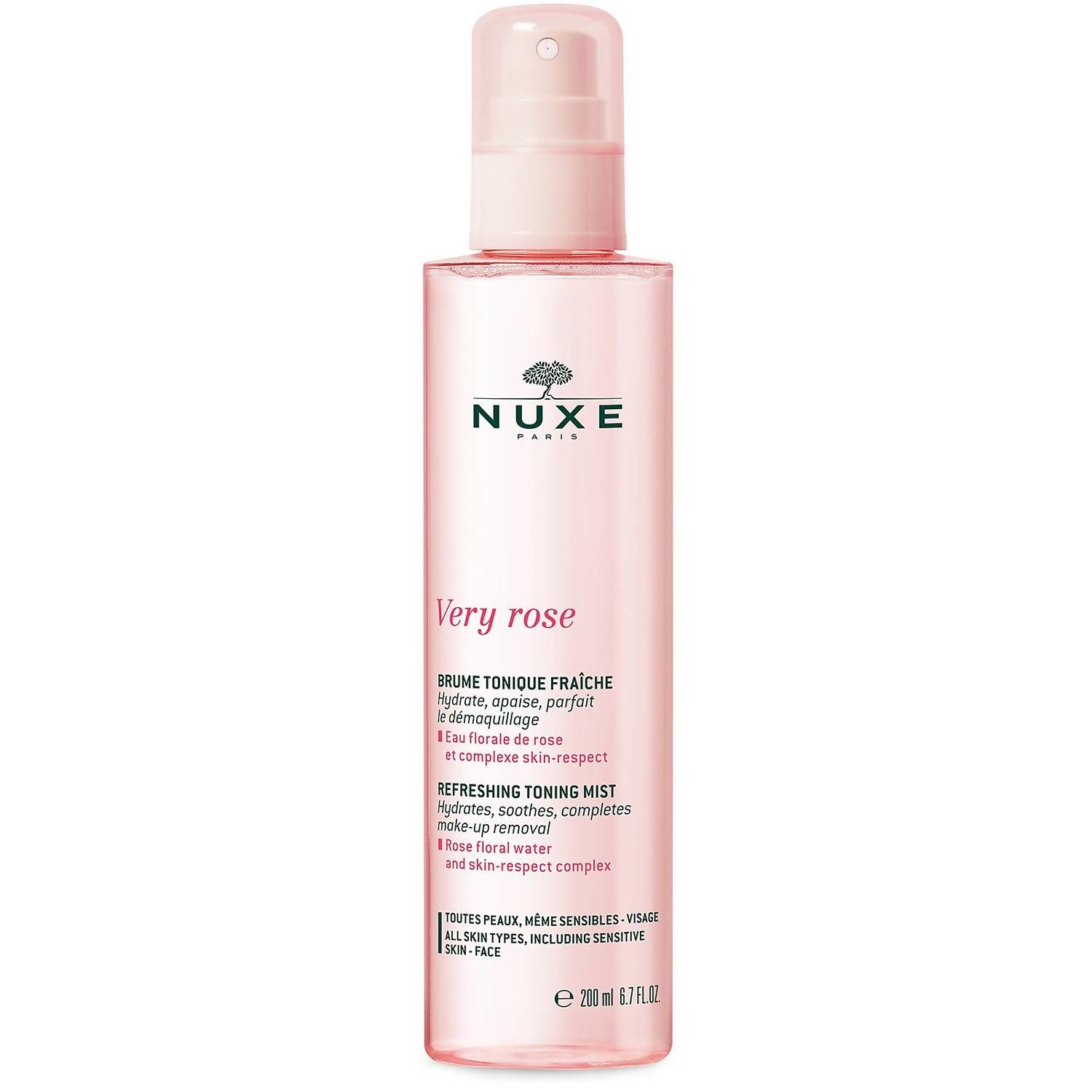 Nuxe Very Rose Cleansing Tonic Mist - 200ml