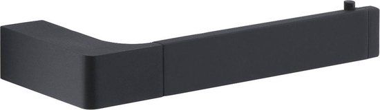 Sapho Pirenei Toiletrolhouder - Mat Zwart - 10 Jaar Garantie