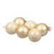 Othmar Decorations Kerstballen - 6x st - champagne - D8 cm - glas - mat-glans - kerstversiering