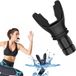 Goodivery® Entraîneur respiratoire - Appareil d'exercices respiratoires - Entraîneur musculaire avec réglages variables - Amovible pour un nettoyage facile - Noir