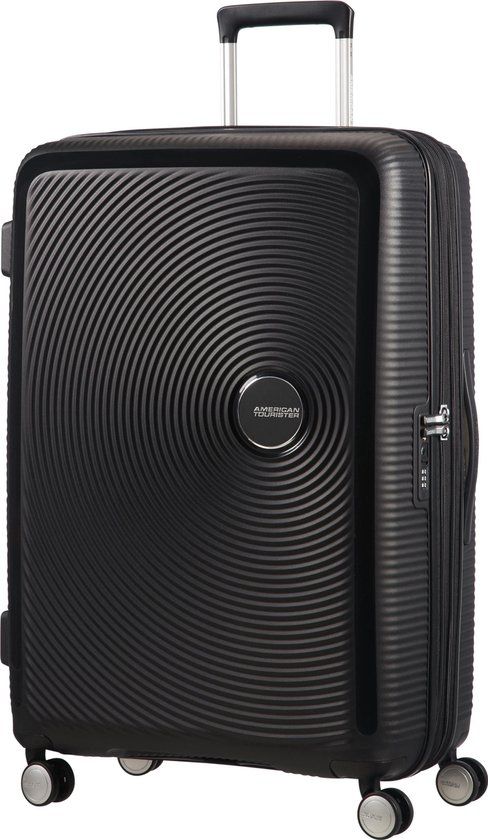 American Tourister Soundbox Spinner 77/28 TSA - Zwart - 110L - Hardcase Reiskoffer