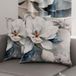 PETTI Artigiani Italiani - Paar kussenslopen 50 x 50 cm van microvezel, decoratief kussen voor slaapkamer, bank, woonkamer, set van 2 kussenslopen, bloemenpatroon 14, 100% Made in Italy