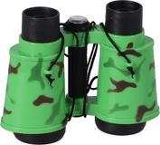 Merkloos / Sans marque Otto Simon B.V. Speelgoed verrekijker - leger - camouflage groen - 15 cm