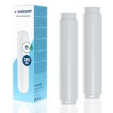 Wessper waterfilter voor koelkast, drinkwaterfilter compatibel met Bosch, Siemens, Haier koelkasten, vervanging voor UltraClarity waterfilter 644845-2 stuks
