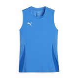 Puma Teamgoal mouwloos shirt voor dames Electric Blue Lemonade-Puma White-Puma Team Royal