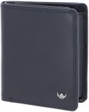 Golden Head Leren portemonnee Polo RFID Protect Kombischeintasche 1119 Marineblau