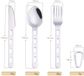 Merkloos Camping bestek 430 RVS bestek set met picknick holten west bestek camping buiten bestek