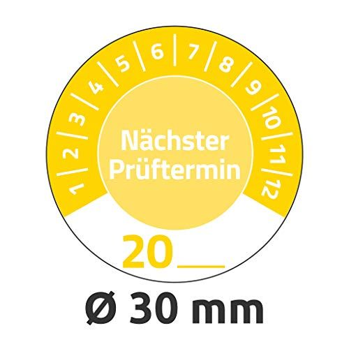 Avery 7905 teststickers - 80 stuks - geel
