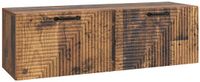 vidaXL Wandmontage TV-kast Oud hout 98 x 31 x 30 cm Bewerkt hout