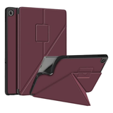 NONE Samsung Galaxy Tab A8 2021 Magnetische kastanjebruine leren hoes