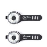 Mountain Paws Hondenhalsband veiligheidslicht, 4 kleurmodi en flitsmodus (2-pack)