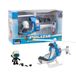 Giochi Preziosi Politie-helikopter met originele Livrea met figuur 7 cm, met politie-pilotenuniform, rijk aan accessoires, voor kinderen vanaf 4 jaar