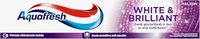 Aquafresh White & Brilliant tandpasta, zichtbaar wittere tanden in 7 dagen, sterke lak, gezond tandvlees, frisse adem, vlekbescherming, 12 x 75 ml