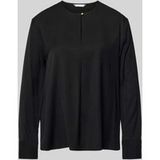Tommy Hilfiger Dames zachte VIS LS ontspannen blouse WW0WW47339 L/S shirt, zwart