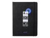 Antartik Schoolagenda, 25-26, gebonden, kunstleer, zwart, weekoverzicht, A5, tweetalig, FSC, 80 g