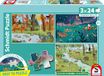 Schmidt - Legpuzzel - Bos - en weidedieren - 3 stukjes - Kinderen - vanaf 3 jaar