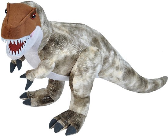 Natural History Museum Dinosaurus T-rex knuffel Groot ( Lengte 75 cm