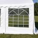 Icecat Zijwand met raam 2x2 m voor partytent – PVC - Wit