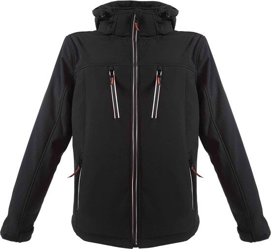 StÃ¸rvik Storvik Softshell Werkjas Winter Heren Zwart - Maat 3XL 58 - Clive