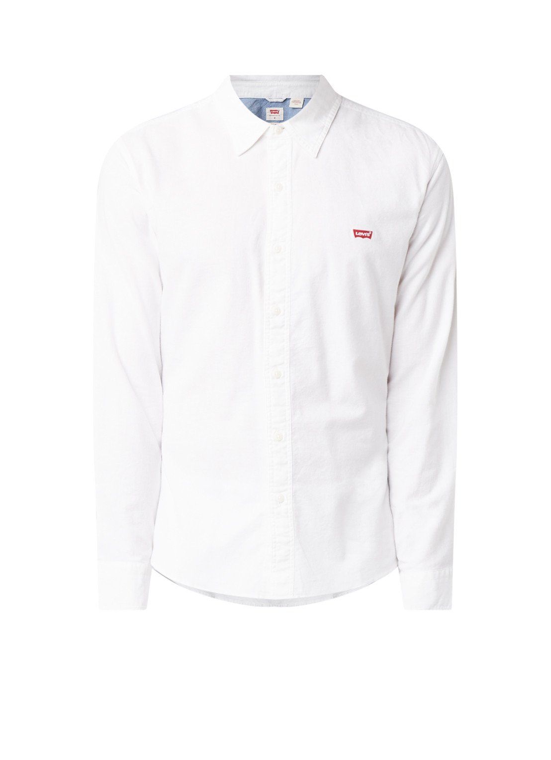 Levi's Battery slim fit overhemd met logoborduring - Katoen - Heren - Maat: -
