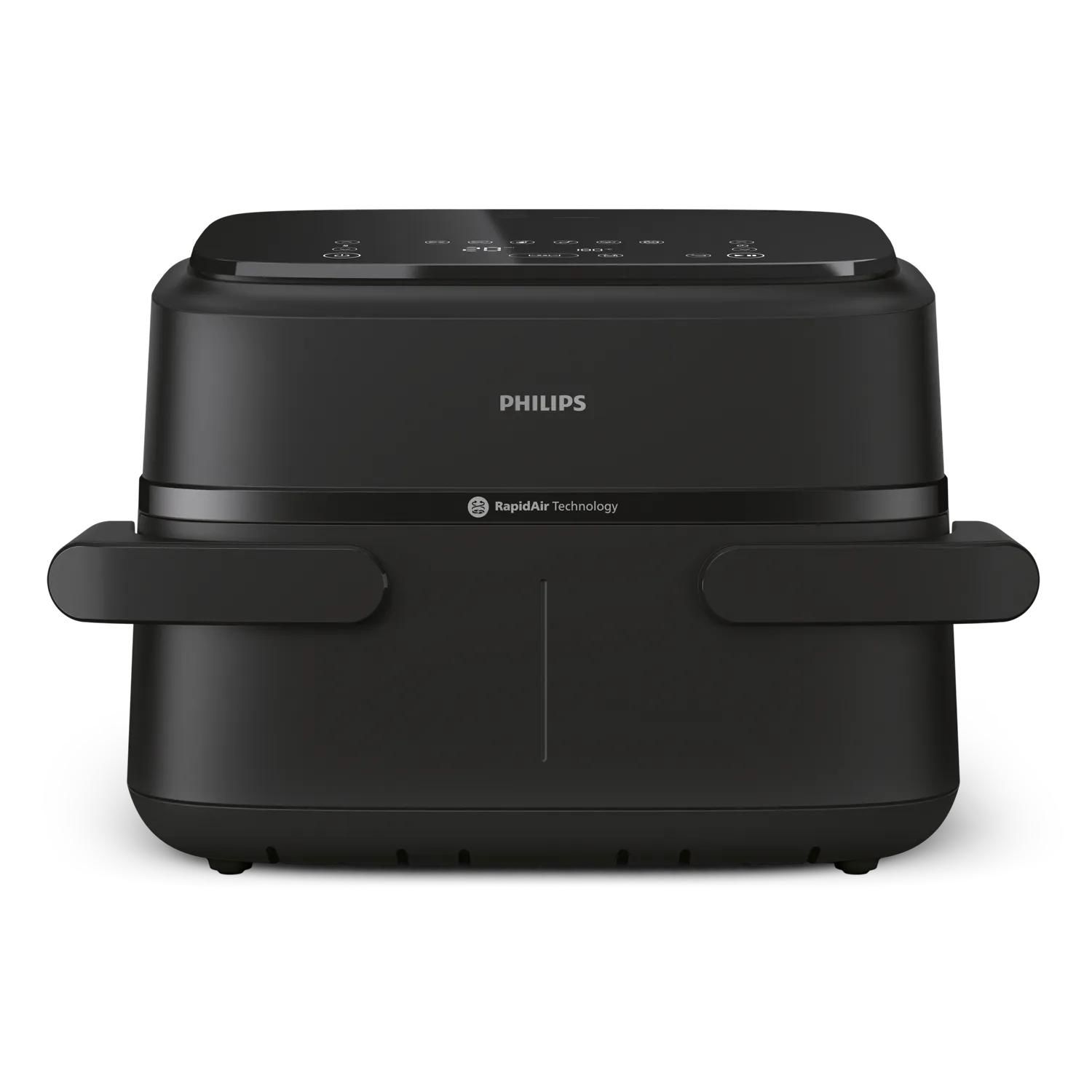 Philips 1000 Series Dual Basket Airfryer - NA150/00 - 7.1L - Black