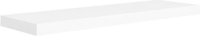 vidaXL Wandschap zwevend 80x23,5x3,8 cm MDF wit