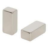 Magneet Expert® 10 x 8 x 21mm dik N42 Neodymium magneet - 4,5 kg Trek (pak van 20)