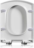 Merkloos Wit Toiletbril met softclose en quick release
