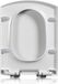 Merkloos Wit Toiletbril met softclose en quick release