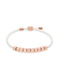 LIEBESKIND BERLIN Armband, elegante armband van gepolijst roestvrij staal, IP roségoud, verstelbaar tot 21 cm, waterdicht en huidvriendelijk